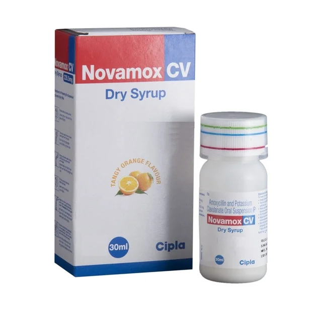 Novamox CV 228.5mg Dry Syrup - Prescription Required