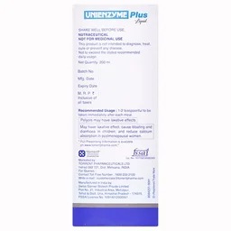UNIENZYME PLUS SYP. 200ML