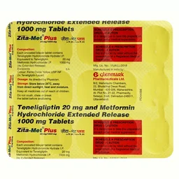 ZITAMET PLUS 20/1000MG 1*10