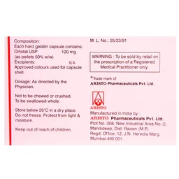 O-Stat 120 Capsule - Prescription Required