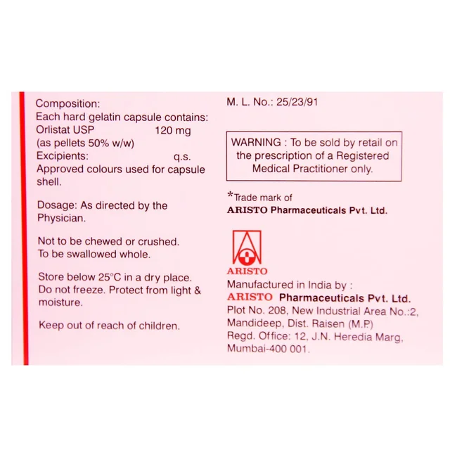 O-Stat 120 Capsule - Prescription Required