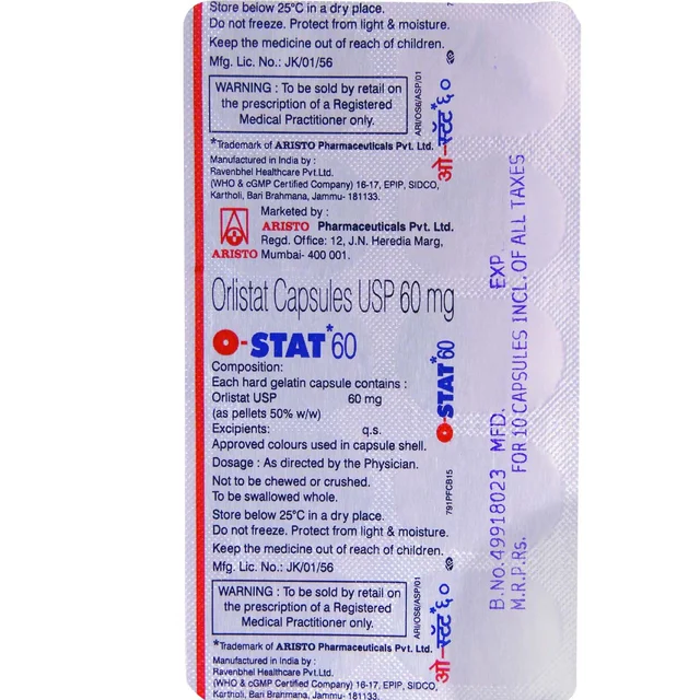 O-Stat 60 Capsule - Prescription Required