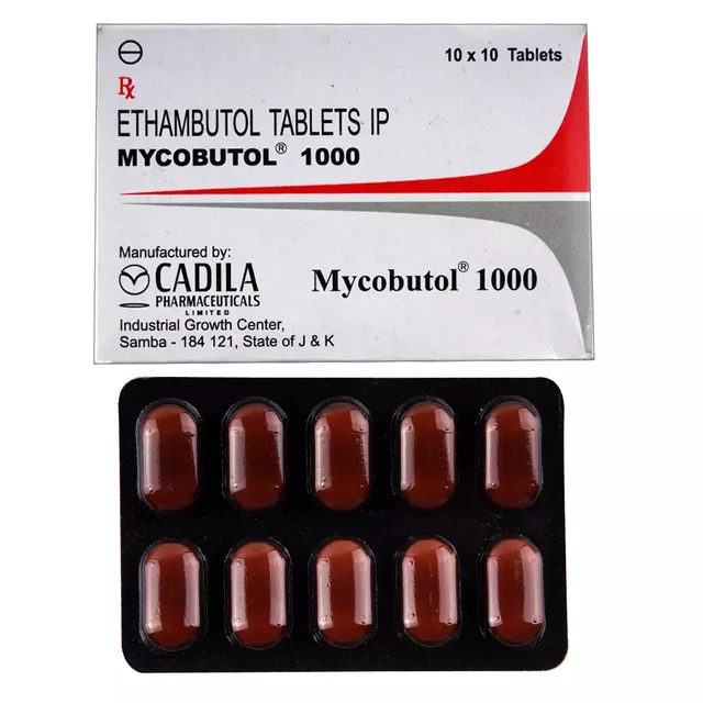 Mycobutol 1000 Tablet - Prescription Required