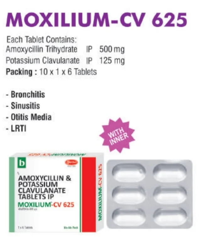 Moxilium-CV 625 Tablet - Prescription Required