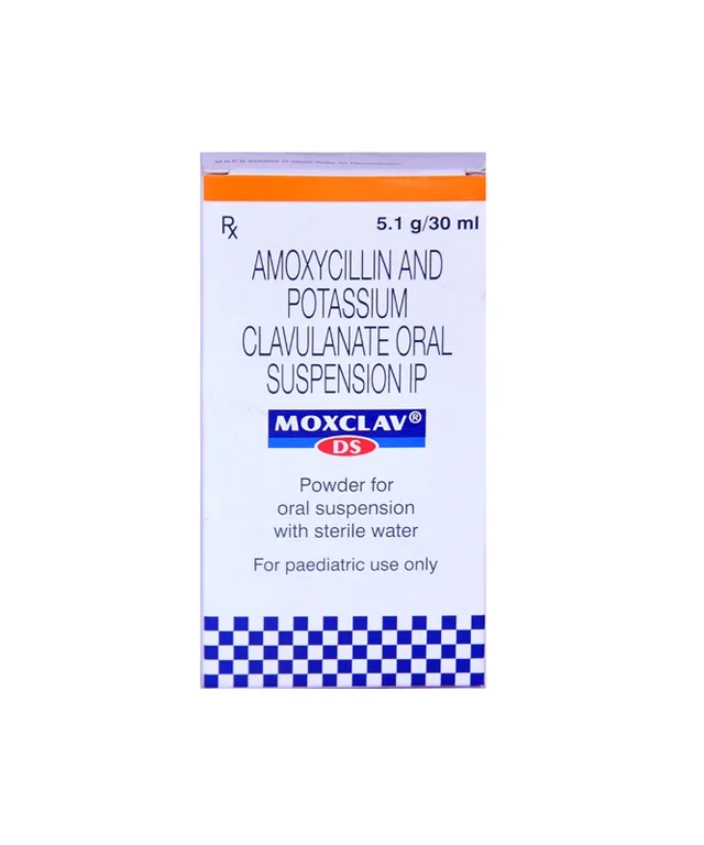 Moxclav DS Powder for Oral Suspension - Prescription Required