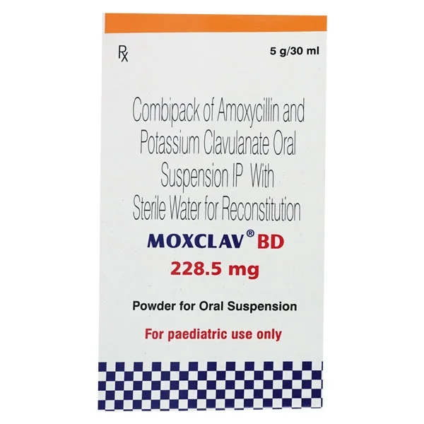Moxclav BD 228.5mg Powder for Oral Suspension - Prescription Required