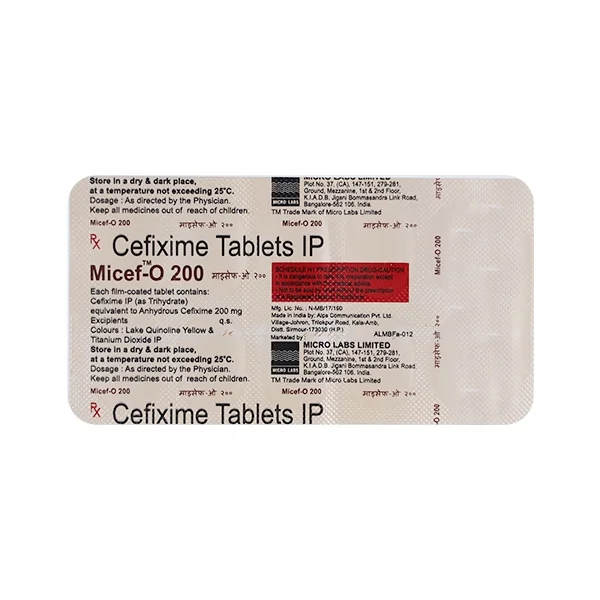 Micef-O 200 Tablet - Prescription Required