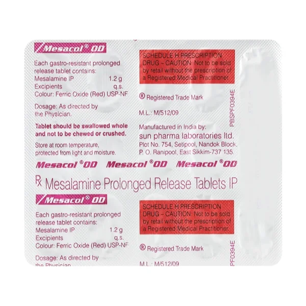 Mesacol OD Tablet - Prescription Required