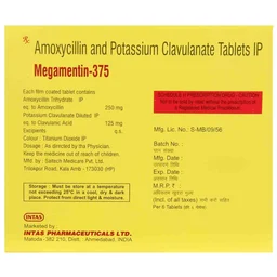 Megamentin 250mg/125mg Tablet - Prescription Required