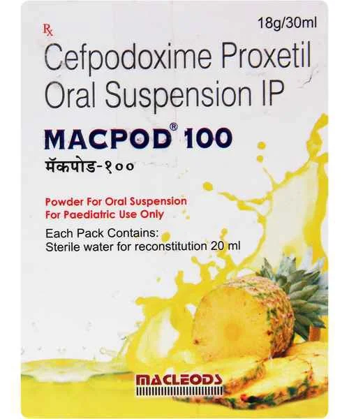 Macpod 100 Powder For Oral Suspension - Prescription Required