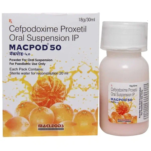 Macpod 50 Oral Suspension - Prescription Required
