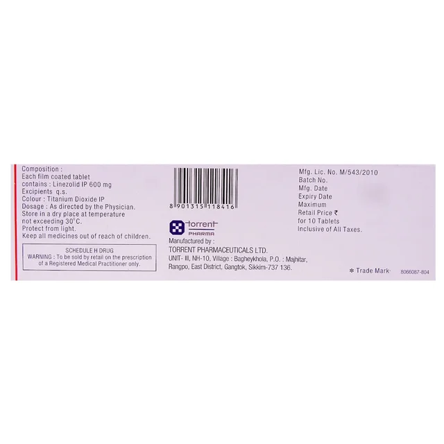 Linox 600 Tablet - Prescription Required