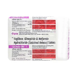Glimda-MV 1 Tablet - Prescription Required