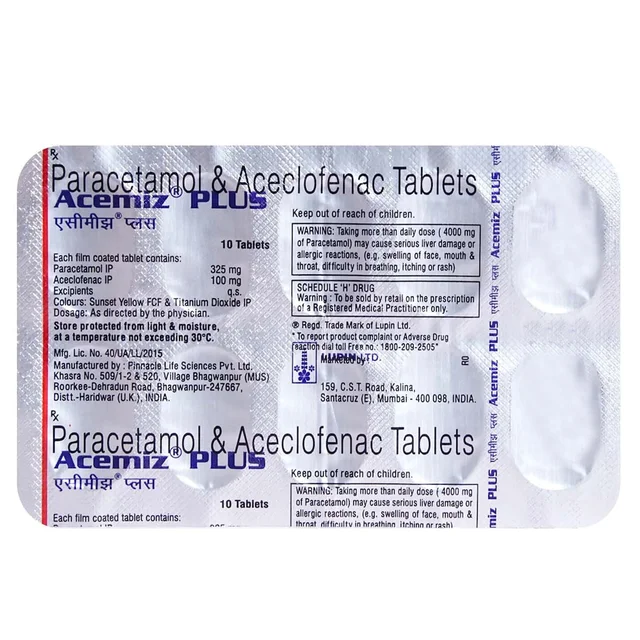 Acemiz Plus Tablet - Prescription Required