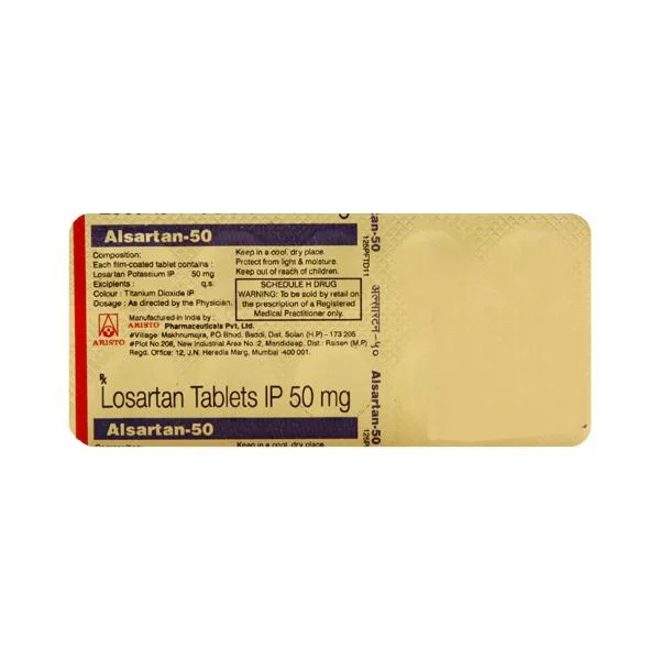 Alsartan 50 Tablet - Prescription Required