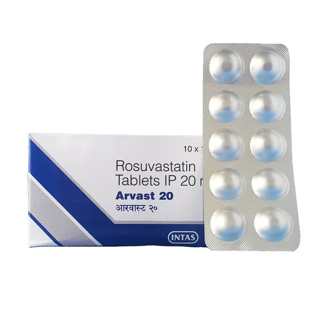Arvast 20 Tablet - Prescription Required