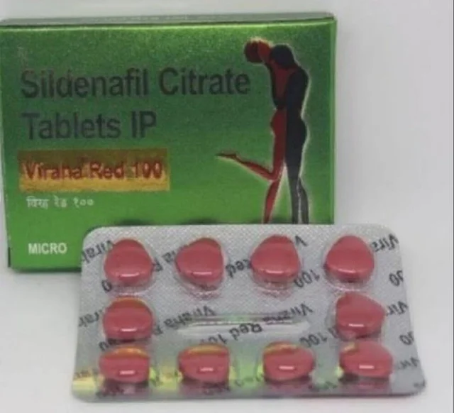 Viraha Red 100 Mg Tablet (Pack of 10 Strips)
