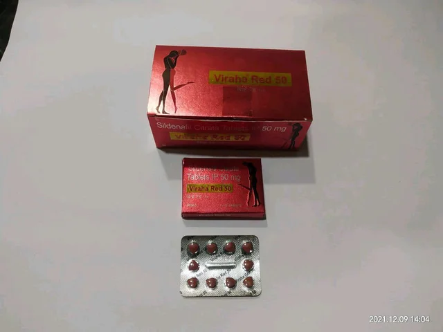 Viraha Red 50mg Tablet (Pack of 3 Strips)