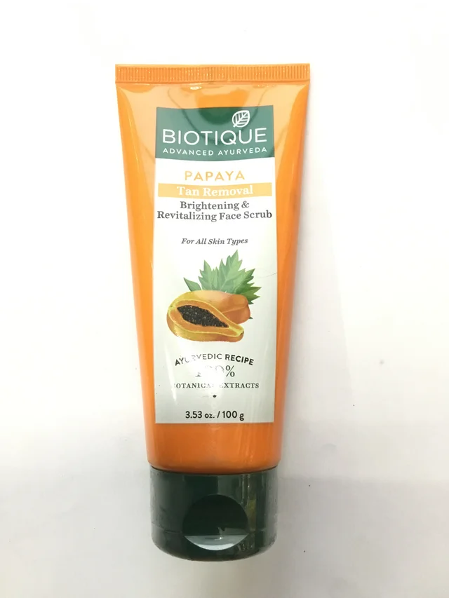 Papaya Tan Removal Face Scrub