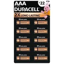 Duracell AAA Battery (Pack of 3)