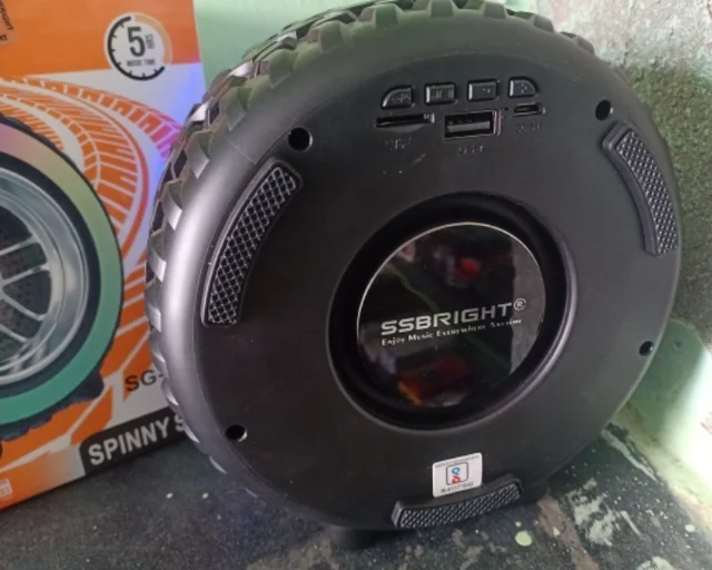SS Bright Tyre Shape Wireless Speaker SS Bright 8W - Black