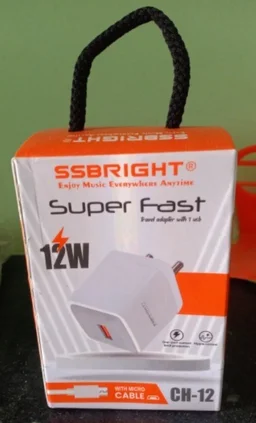 SS Bright Travel Adapter with Micro USB Cable SS Bright 12W Charger