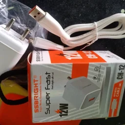 SS Bright Travel Adapter with Micro USB Cable SS Bright 12W Charger