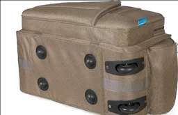 Office Luggage Duffle Strolley Bag with Wheels - Beige