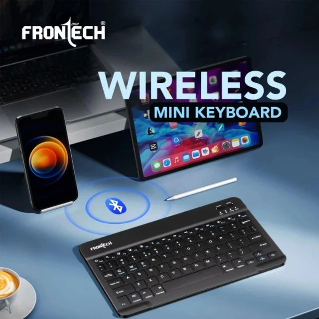 Frontech Wireless Bluetooth Mini Keyboard - Black