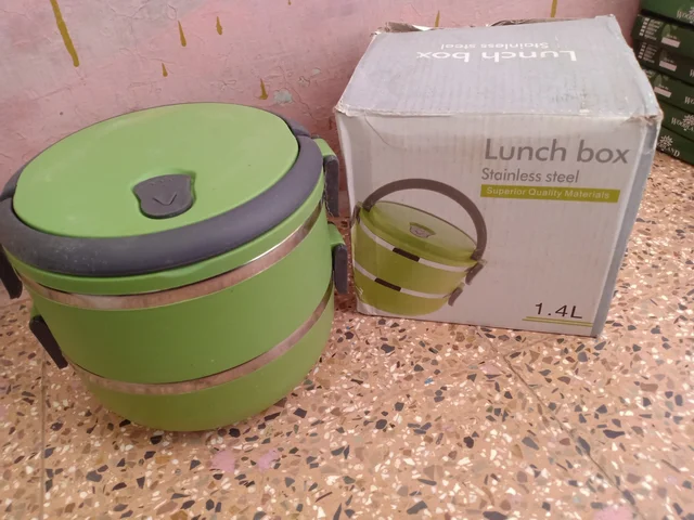 Lunch Box Stainless Steel 2 Layer