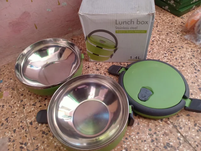 Lunch Box Stainless Steel 2 Layer