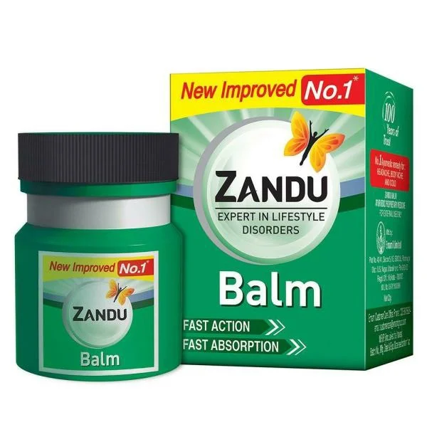 Zandu Balm For Headache, Backache & Cold  - 8 Ml