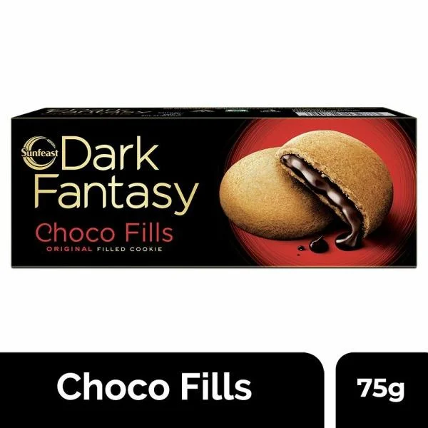 Sunfeast Dark Fantasy Choco Fills Cookies - 75 Gm