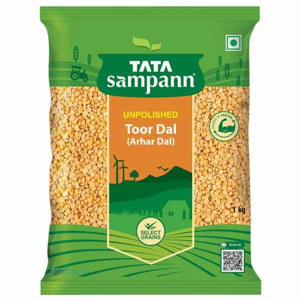 Tata Sampann Unpolished Tur / Arhar Dal - 1 Kh