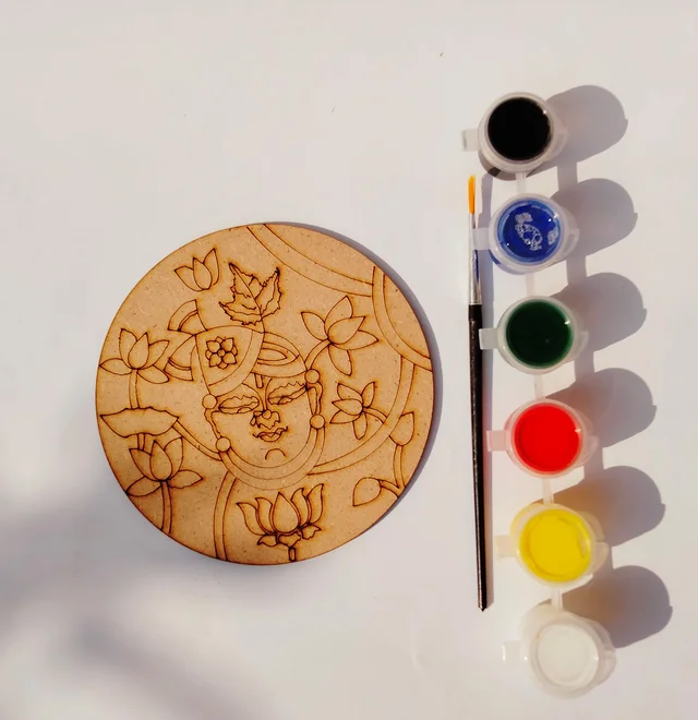 Sreenath ji - DIY Kit with tempera colours - 4", 4mm